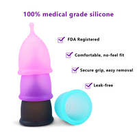 Copas Menstruales Feminy en Oferta, Silicona Médica, Precio Económico, Copa Menstrual Insertable, Copa Menstrual Ecológica para Mujeres