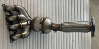 Fournisseur direct d'usine, système d'échappement automobile de haute qualité, convertisseur catalytique à montage direct, acier inoxydable 409, garantie 1 an