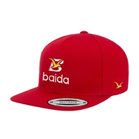 Gorra de Béisbol Personalizada de 6 Paneles, Acrílica, con Cierre a Presión, Unisex, Deportiva, para Exteriores, con Logotipo Bordado en Relieve, Estructurada