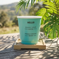 7oz 8oz 9oz 10oz 12oz 14oz 16oz gobelet en papier de café jetable personnalisé gobelets en papier avec logo double gobelets en papier