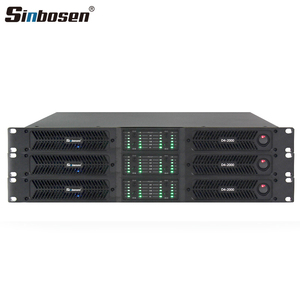 Sinbosen-Amplificador de Potencia Profesional Studio Master, 2Ohm, 4 Canales, 4x2000W, 2 Unidades - Product Image 1