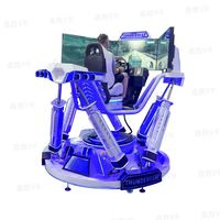 Videojuego de Simulación de Carreras Dinámicas de Tres Ejes, Arcade VR, Entretenimiento Interior con Tres Pantallas Grandes, Operado con Monedas
