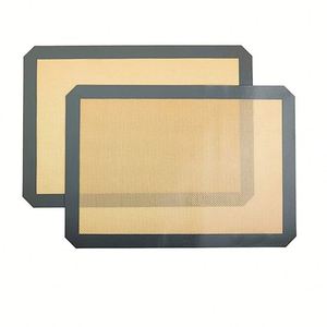 Tapis de cuisson réutilisable en silicone et fibre de verre antiadhésif à faible MOQ, outils de pâtisserie de qualité alimentaire - Product Image 1