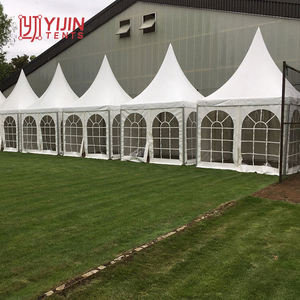 Tente Pagode Personnalisée d'Extérieur 6mx6m en Aluminium Durable avec Toit Haut en PVC pour Festival Arabe - Product Image 4