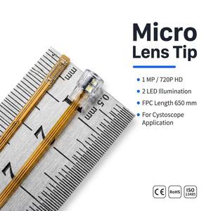 140 graden ultra groothoek CMOS-sensor endoscoopmodule 1MP 720P MJPEG MIPI-<span class=keywords><strong>interface</strong></span> 650 mm FPC-kabel 15-30 fps Medische kwaliteit - Product Image 3