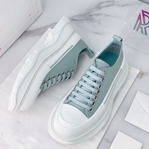 Chaussures en toile pour hommes personnalisées et luxueuses avec semelles en caoutchouc épaisses, chaussures de marche tendance et décontractées pour l'été - Product Image 6