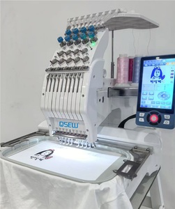 Machine à broder à tête unique QS-801S, machine à broder informatisée pour t-shirts, logos, étiquettes, casquettes - Product Image 3