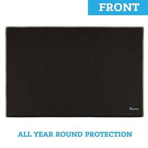 Couverture TV à distance pour l'extérieur 40 "42" 43 "Protecteur universel résistant aux intempéries pour les téléviseurs à écran plat Décor la plupart des supports et supports TV Noir - Product Image 4