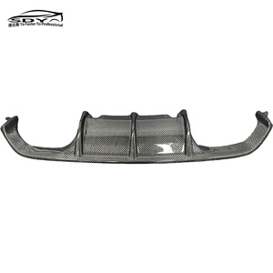 Difusor Trasero de Fibra de Carbono Estilo Varis para <span class=keywords><strong>BMW</strong></span> F80 F82 F83 M3 M4, Lip del Parachoques Trasero - Product Image 5