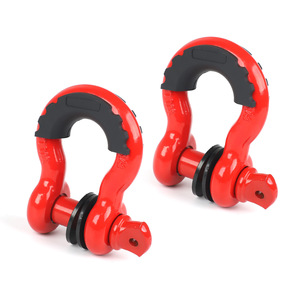 Ganchos de Remolque Rojos, Paquete de 2, 4000 kg, Acero, Universales, para Recuperación de Vehículos - Product Image 4