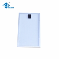 Panneaux solaires à cadre en aluminium 25W, mini chargeur solaire en gros, panneau solaire rigide en verre laminé 18V ZW-25W-18V