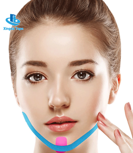 Nastro kinesiologico per viso <span class=keywords><strong>collo</strong></span> occhi sollevamento antirughe adesivo benda elastica - Product Image 1