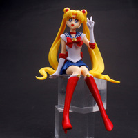 Figura de PVC de Anime Japonés Sailor Moon Más Vendida, Juguete de Colección para Coche, Promoción por Tiempo Limitado