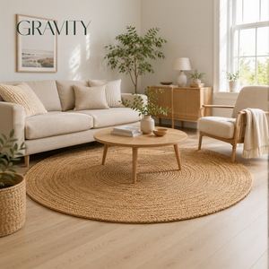 Tappeto Rotondo in <span class=keywords><strong>Juta</strong></span> di Stile Popolare, Personalizzabile, Pratico, Durevole, Intrecciato a Mano, Ecologico, Moderno e Lussuoso per Ogni Ambiente - Product Image 3