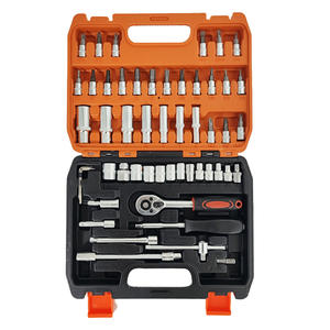 Kit d'outils de réparation automobile et domestique en acier au carbone OEM Premium 53 pièces, durable, facile à utiliser, à commande manuelle, avec mallette rigide, cliquet ultime -001 - Product Image 6