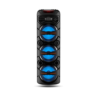 Haut-parleurs d'usine Party Box Avec lumière LED Karaoké Sound Box Vertical Handhold Loud Large Blue tooth Speaker Party Boxes