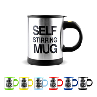 Vente en gros 350ml Tasse électrique en acier inoxydable pratique et pratique pour mélanger le café et le lait Tasse à mélanger le café avec poignée
