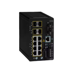 Commutateur industriel original IE-3100-8T4S-E - 8 ports Gigabit RJ45 + 4 ports SFP, capacité de 20 Gbps, empilable et compatible VLAN - Product Image 1