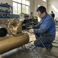 Compresseur d'air à piston de type XJB 5,5KW 7,5KW 11KW 15KW, entraînement par courroie, compresseur d'air portable avec réservoir de 160L 300L V