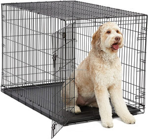 Fácil de instalar American Metal <span class=keywords><strong>Dog</strong></span> Kennel Outdoor Big <span class=keywords><strong>Dog</strong></span> Cage Pet Playpen - Product Image 4