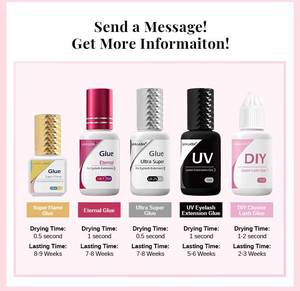 <span class=keywords><strong>Pegamento</strong></span> para Extensión de Pestañas LavaLash Profesional, Resistente al Agua y a los Rayos UV, <span class=keywords><strong>Pegamento</strong></span> Coreano de Fijación Fuerte para Lifting de Pestañas - Product Image 2