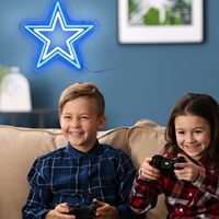 Enseigne lumineuse au néon alimentée par USB et à intensité variable avec logo personnalisé Art mural en acrylique pour les fans de sport pour Man Cave Sports Studio Décoration murale