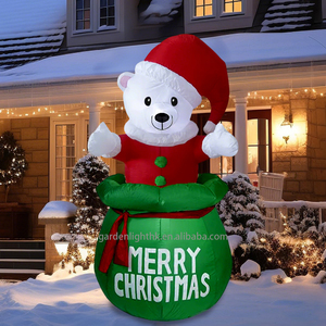 Chất lượng cao tùy chỉnh trong nhà ngoài trời Xmas trang trí nội thất Inflatable 5ft pop-up Gấu bắc cực cho sân nhà kỳ nghỉ bên - Product Image 4