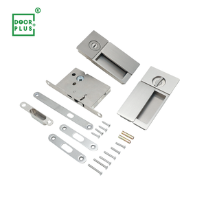 Maniglia <span class=keywords><strong>Scorrevole</strong></span> Invisibile Integrata in Acciaio Inox Doorplus con Serratura, Maniglia Nascosta per Privacy, Serratura di Sicurezza per Porte Scorrevoli - Product Image 2