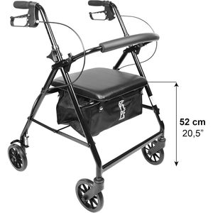 Alquiler Mensual - Andador Plegable de 4 Ruedas para Adultos PEPE - Product Image 3