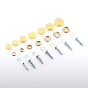 Modern Pure Copper Mirror Nails Advertising Signboard <b>Screw</b> Nails Thickened Glass Decorative Nails <b>Flat</b> Mirror Nails - Product Image 3