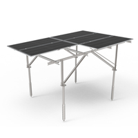 Structure en acier Zn-Al-Mg haute résistance à bas prix pour support au sol de panneaux solaires sur pieux vissés en béton