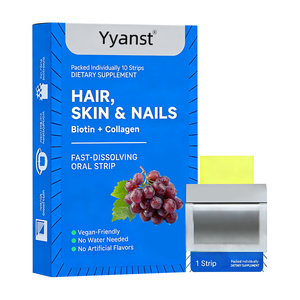 โรงงานผลิตแผ่นอมบำรุงผมและเล็บสูตรวีแกนเพื่อสุขภาพ ลดเลือนริ้วรอย ผิวกระจ่างใส ด้วยไบโอตินและคอลลาเจน ราคาโรงงาน (OEM/ODM) - Product Image 1