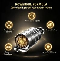 Nettoyant pour convertisseur catalytique 120 ml, nettoyant pour système de carburant, restaurateur de performance moteur, additif de nettoyage du catalyseur d'échappement