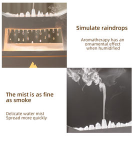 2025 nouveau modèle populaire goutte de <span class=keywords><strong>pluie</strong></span> goutte d'eau aromathérapie humidificateur blanc <span class=keywords><strong>bruit</strong></span> relaxant sommeil humeur diffuseur d'huile essentielle - Product Image 5