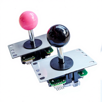 Manette de remplacement SANWA JLF Arcade Stick 5 broches 8 directions Command Ball JAMMA MAME pour machine de jeu à monnayeur sans latence