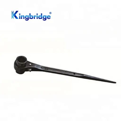 Kingbridge-Llave de trinquete, herramienta de llave de tubo de trinquete, andamio hexagonal, llave rápida, doble cola