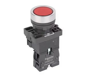 Nouveau et original – Série XA2 – Bouton-poussoir lumineux complet XA2EW34M1 XA2EW34M2 – Retour par ressort rouge - Product Image 3