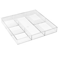 Plateau de service en acrylique noir gâteau pain aliments fruits Snack farine sucre bonbons biscuit douche bijoux présentoir Lucite plateaux luxe