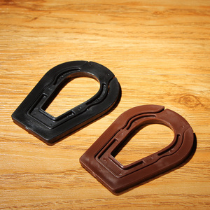 Folding Plastic Pipe Stand With Wooden Holder Bent Type Portable Support For Smoking Pipe Display - Product Image 3