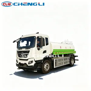 รถบรรทุกฉีดน้ำไฟฟ้า Dongfeng 2 เพลา 11 คิว ยี่ห้อ Catl รุ่น Pure Electric Green สำหรับทำความสะอาดเมืองและสวนสาธารณะ พร้อมการรับประกันนาน - Product Image 3