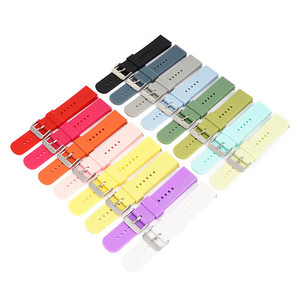 <span class=keywords><strong>Bracelet</strong></span> en Silicone de 20mm, pour Samsung <span class=keywords><strong>Galaxy</strong></span> <span class=keywords><strong>Watch</strong></span> <span class=keywords><strong>3</strong></span>, <span class=keywords><strong>41mm</strong></span>, 42mm, Bnad Active 2 Gear S2, <span class=keywords><strong>Bracelet</strong></span> à dégagement rapide, pour Amazfit bip - Product Image 2