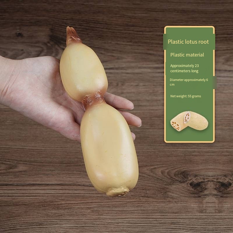 Plastic lotus root