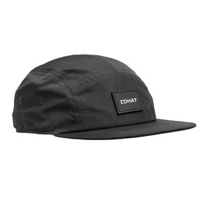 Gorra deportiva clásica personalizada de color sólido al por mayor, gorra de malla de cinco paneles y cinco paneles, gorra ligera de poliéster para atletismo con logotipo - Product Image 4