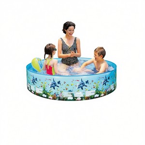 Intex Inflatable Swimming <b>Pool</b> Set 152X25Cm For Kids Home Use With Dolphins Design - Product Image 1