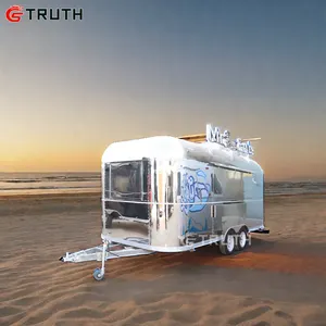 TRUTH Australia Standard airstream food trailer cart bakery mobile food truck trailer with full kitchen