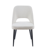 Chaise d'appoint moderne et luxueuse en velours avec pieds en métal creux en acier pour bureau à domicile ou hôtels Offre Spéciale meubles de salle à manger