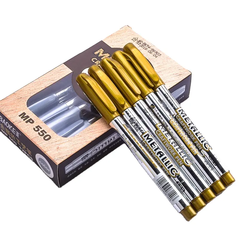 Metallic Marcatori porcellana Penne pittura Ceramica mark FAI DA TE Art Marker Pen Per Cancelleria