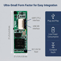 Lector de Códigos QR Mini MJ900, Escáner de Códigos de Barras 1D 2D, Módulo USB Portátil, en Stock