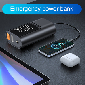 Arrancador portátil de 12V para coche con Banco de energía, luz LED, inflador de neumáticos de 150PSI y bomba de aire para uso en coche y motocicleta - Product Image 4