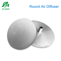 Disque d'aération en acier inoxydable à nano-bulles pour mélange d'eau et d'ozone, diffuseur d'air micro-bulles à ozone pour le traitement des eaux usées
